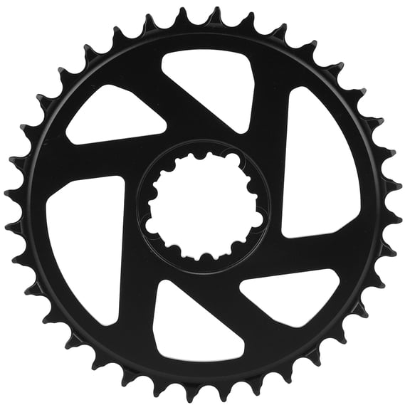 BIMZUC GXP Bike Direct Mount Positive and Negative Disc Ceramic Bearing Rear Derailleur Pulley 36T Mountain Road Bike Accessory (7.09 inches / 18 cm) Black