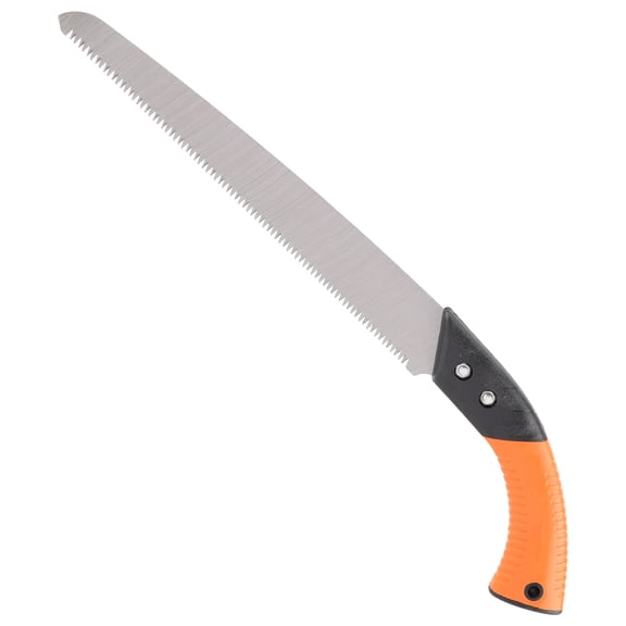 BIMZUC Garden Hand Saw Outdoor Pruning Tree Branch Saw Woodworking Sawing Gardening Tool with 16.7 inches / 42.4 cm High Hardness Blade, Ergonomic Handle for Safe & Easy Branch Cutting Tasks