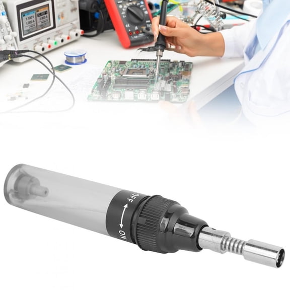 BIMZUC Gas Soldering Iron Pen Type Methane Welding Tool Plastic Box Combination Package, 8ml Capacity, 1300C Flame[cite: 1]