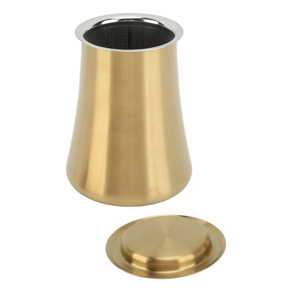 BIMZUC Gold 304 Stainless Steel Coffee Sifter Cup Fine Mesh Powder Sieve Coffee Grind Sifter Filter Basket Making Accessory For Home Barista Espresso Kitchen Tools Reusable Portable