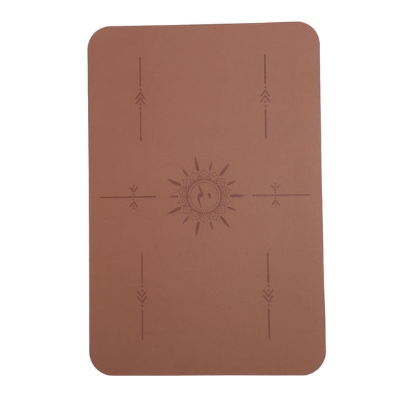 BIMZUC Golden Brown Sewing Machine Muffling Mat Reduce Vibrations Movement Slipping PU Rubber Pad Universal Fit Base 15.7 x 23.6 Inches Noise Reduction Craft Table Protector Tool