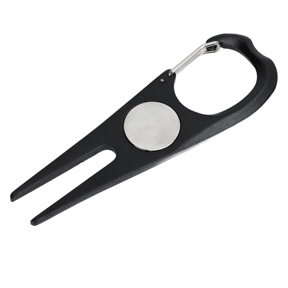 BIMZUC Golf Divot Tool Aluminum Alloy Golf Green Fork Magnetic Pitch Mark Repair Fork Lawn Repair Tools, Lightweight Multipurpose Golfing Accessories for Outdoor Sports (3.94 inches / 10 cm)