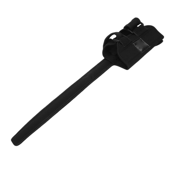 BIMZUC Golf Swing Trainer Elbow Brace Guide Black Latex Composite Fabric Adjustable Straight Arm Club Training Aid with Sound Warning Alert (20.5 x 7.3 inches / 52 x 18.5 cm)