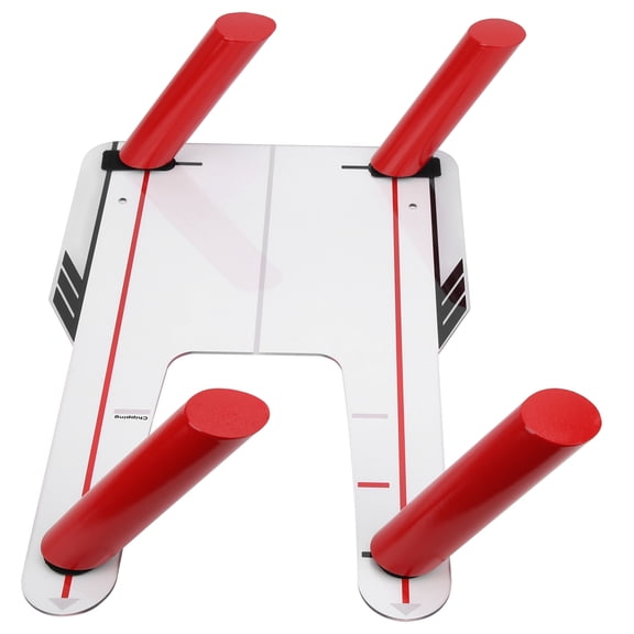 BIMZUC Golf Swing Trainer Putting Mirror Board PC Unbreakable Practice Aid Alignment Tool for Posture Correction (19.68 inches / 50 cm)