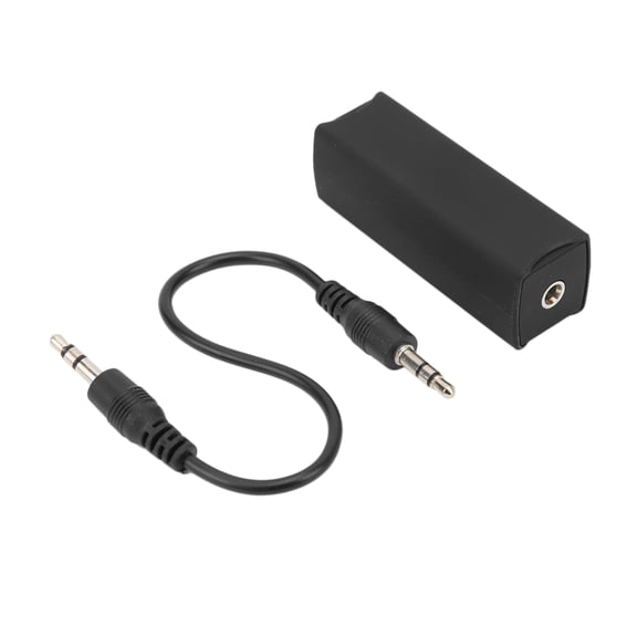BIMZUC Ground Loop Noise Isolator, 3.5mm Audio Noise Filter for Car Audio System and Home Stereo, Premium Humming Suppressor and Anti-Interference Audio Loop Filter (3.15 inches / 8.0 cm)
