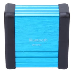BIMZUC HF54 Preamplifier Audio Receiver Box Compatible with Bluetooth TF Card USB Decoding Playback with Remote Control, Blue/Black (3.94 inches / 10 cm)