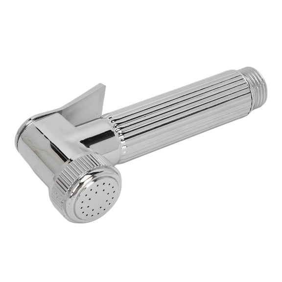 BIMZUC Handheld Bidet Sprayer Set Water Pressure Adjustable Electroplated Stainless Steel Toilet Attachment with 2m Spring Hose (120mm / 4.7 inches)