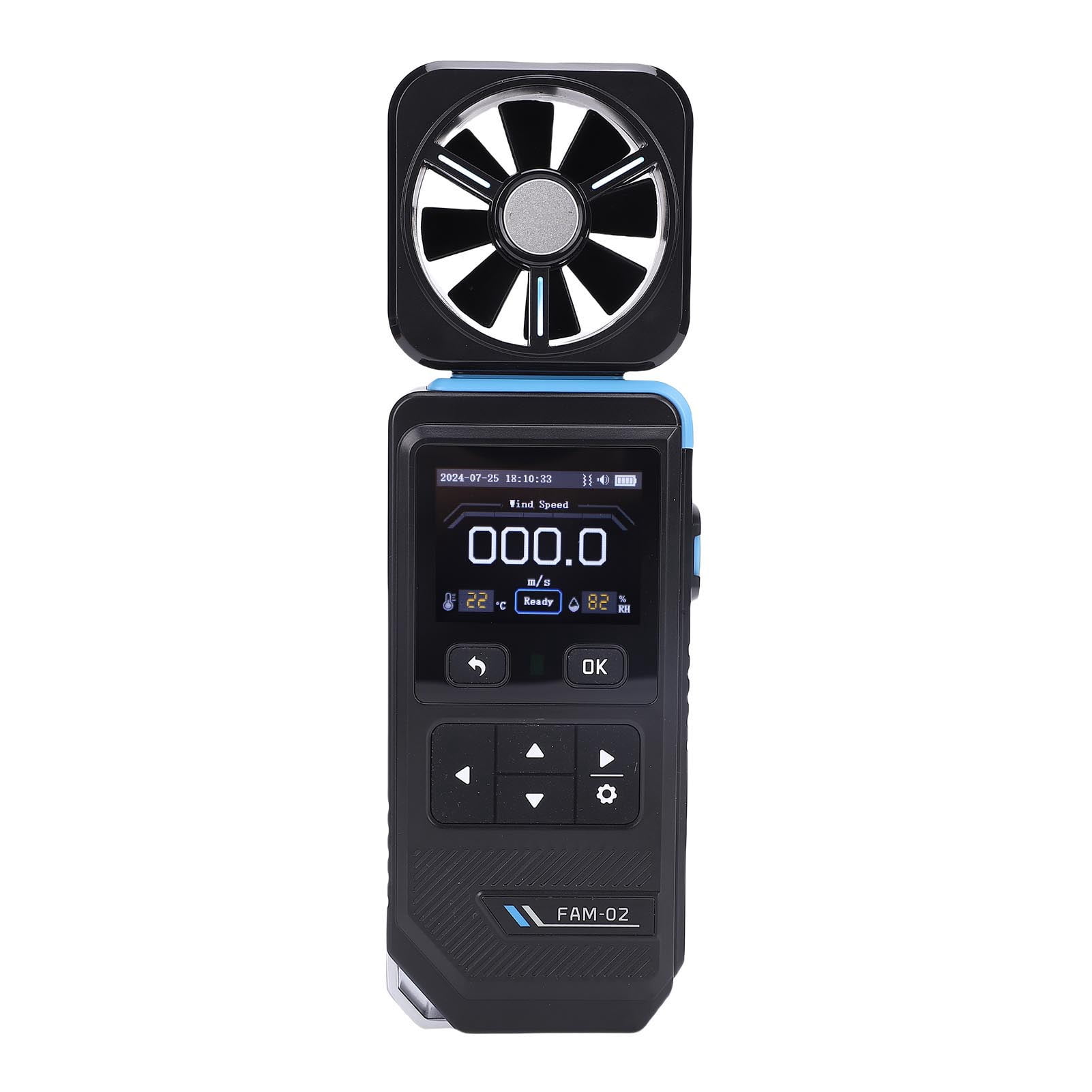 BIMZUC Handheld Digital Anemometer with Fan Professional Wind Speed and ...