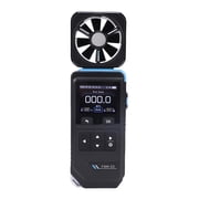 BIMZUC Handheld Digital Anemometer with Fan Professional Wind Speed and Temperature Meter 2.0 Inch Color Display High Accuracy Pocket Air Velocity Tester, 2.5 x 1.1 x 7.6 inches / 6.3 x 2.8 x 19.3 cm