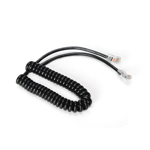 BIMZUC Handheld Microphone Cable PVC RJ-45 to RJ-45 Cord for Icom HM-151 IC-7000 IC-7100 Transceiver Replacement Accessories, 8.66 inches / 22 cm Length