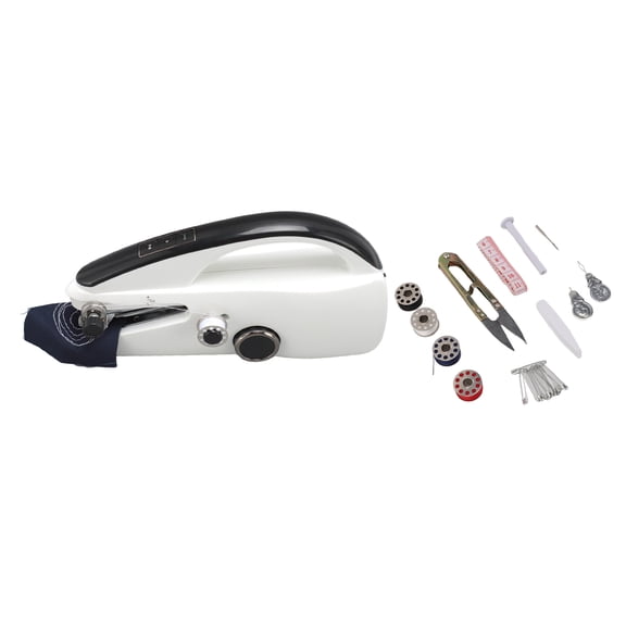 BIMZUC Handheld Sewing Machine Professional USB Port Mini Electric Portable Mending Tool for Garment Making Curtain Pillow Daily Sewing Lightweight Compact Design (8.6 inches / 21.8 cm)