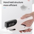 thumbnail image 1 of BIMZUC Handheld Stapler Heavy Duty Office Stapler 20 Sheet Capacity Less Effort Support 24/6 Or 26/6 Staple Sizes White, 1 of 9