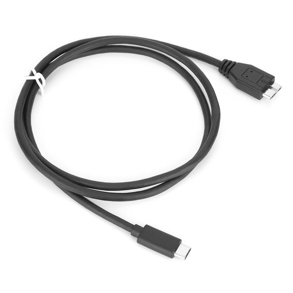 BIMZUC Hard Disk Data Cable 1 Meter / 39.37 inches 5Gbps Highspeed Transmission Type-C to Micro B USB 3.0 Computer Accessory Cord