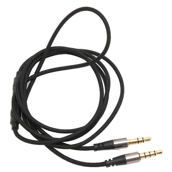 BIMZUC Headphone Extension Cable 3.5mm Male To Male Headphone Cord with Built in Microphone and Volume Control 3.8ft / 115 cm[cite: 1]
