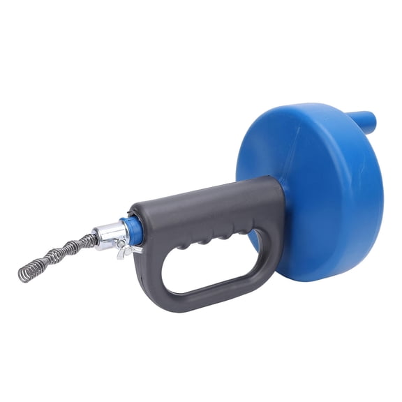 BIMZUC Heavy‑Duty Drain Snake – 5 m Carbon Steel Auger, Ergonomic Hand‑Crank, Adjustable Length, 90° Flex, Ideal for Kitchen, Bathroom, Shower