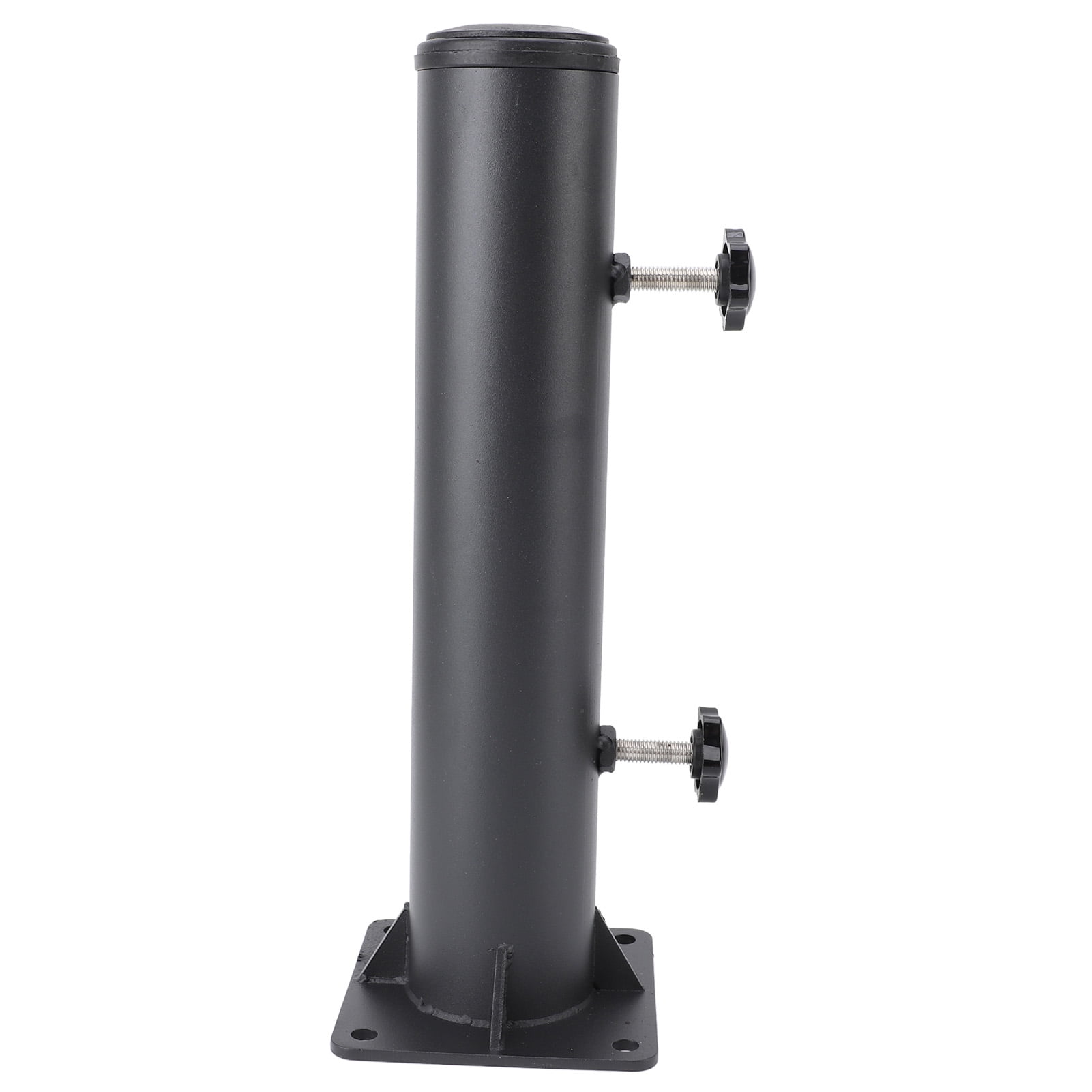 BIMZUC Heavy Duty Patio Umbrella Stand Professional Metal Strong Load Bearing Deck Mount Umbrella Holder for Outdoor Garden Lawn Yard, 11.6 inches / 29.5 cm Height