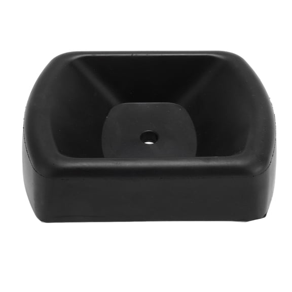 BIMZUC HeavyDuty Rubber Jack Wheel Chock 6 Trailer Stabilizer, NitrileRubber Foot, AntiRoll, Drain Hole, Compact & Portable