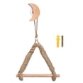 thumbnail image 1 of BIMZUC Hemp Rope Toilet Paper & Towel Holder – Boho‑Style, No‑Drill Hanging Rack for Bathroom & Kitchen, 1 of 5