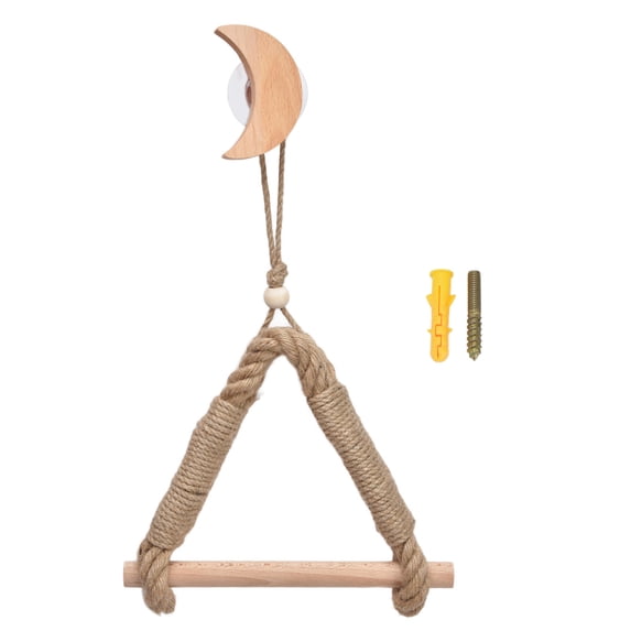 BIMZUC Hemp Rope Toilet Paper & Towel Holder – Boho‑Style, No‑Drill Hanging Rack for Bathroom & Kitchen