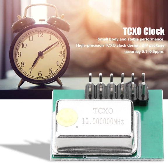 BIMZUC High Precision External TCXO Clock PPM0.1 Module for HackRF One GPS Experimental Applications - DIP Package Stable Frequency Oscillator Module (1 * 0.8 * 0.4 inches / 26 * 21 * 9 mm)