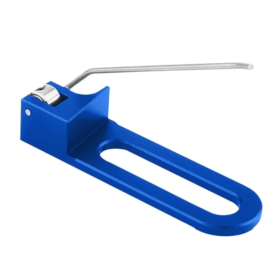 BIMZUC High-Quality Aluminum Right Hand Recurve Bow Magnetic Arrow Rest, Reliable Stainless Steel Wire For Precision Shooting, Blue Accessories Included (2.5 inches / 6.5 cm)