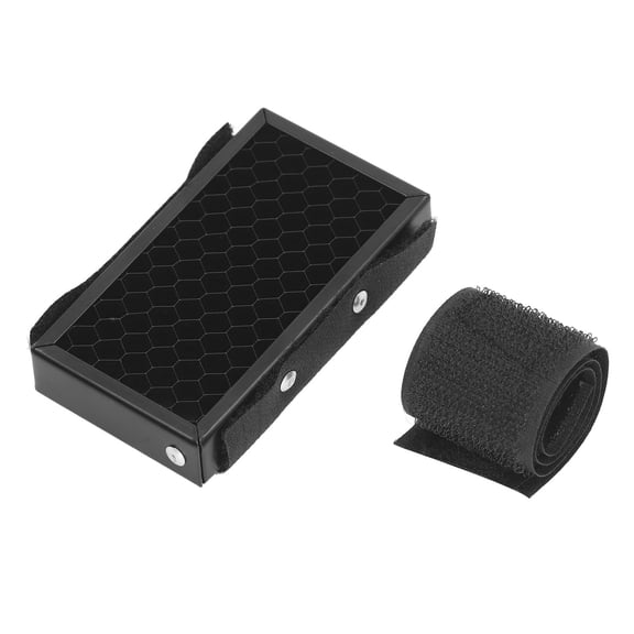 BIMZUC Honeycomb Grid Camera Flash Accessory 50 Degree Portable Diffuser 1.9 inches / 47 mm Lightweight for Camera Top Flash with Elastic Band