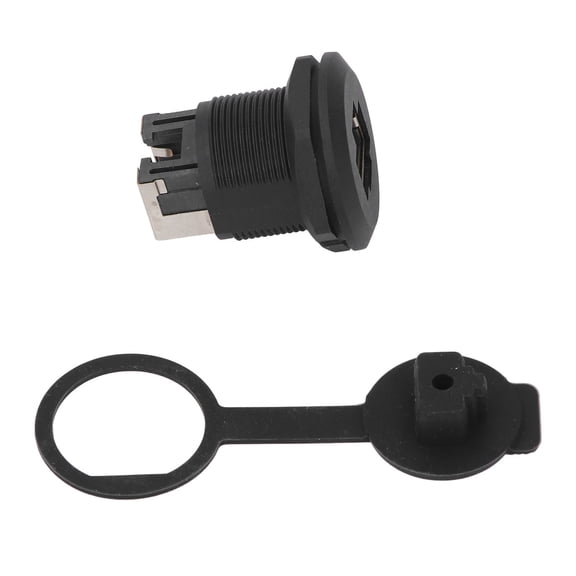 BIMZUC Industrial Waterproof Panel Mount Coupler EP-RJ45 Ethernet LAN Pass Through Connector