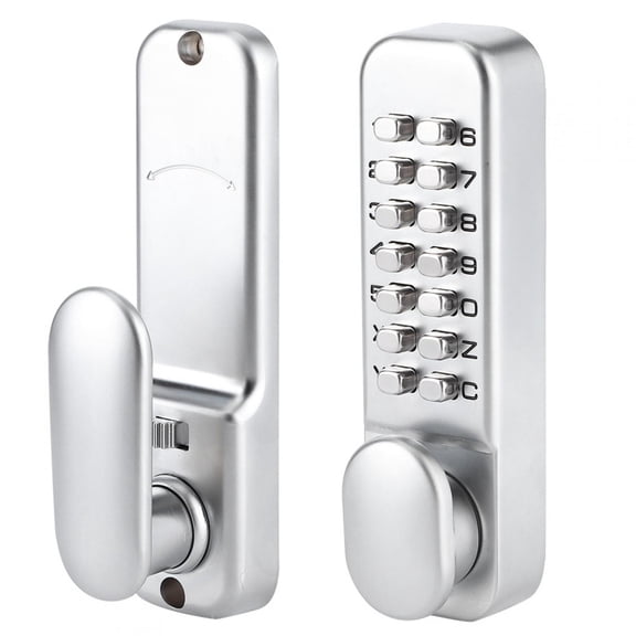 BIMZUC Intelligent Mechanical Combination Lock Security Keyless Coded Door Lock for Home Office Entry Waterproof High Temperature Resistant Zinc Alloy 55.9x16.5x7.9 inches / 142x42x20 cm