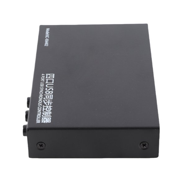 BIMZUC KC KM402 USB 2.0 4-Port Keyboard Mouse Synchronous Controller Switching Switch Splitter Hub for 4 PCs Windows Linux OS X Android, Hotkey Mode Button Switch Control Sync Sharing Metal Box