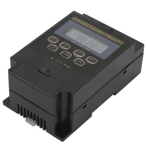 BIMZUC KG316T Digital Microcomputer Programmable Timer Controller Switch, AC 220V 25A Resistance Load, LCD Display 1Min-168H Timing, DIN Rail Mount Electrical Equipment Control, White