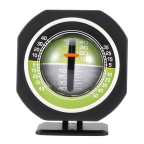 BIMZUC LED Car Inclinometer High Accuracy Adjustable Angle Slope Gauge Meter with Compass, Army Green (3 in / 75 mm) [cite: 7, 10]