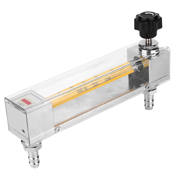 BIMZUC LZB-3 Glass Tube Liquid Flowmeter Water Flow Meter for Acid & Alkaline Liquid 10-100mL/min 5.31 inches / 13.5 cm