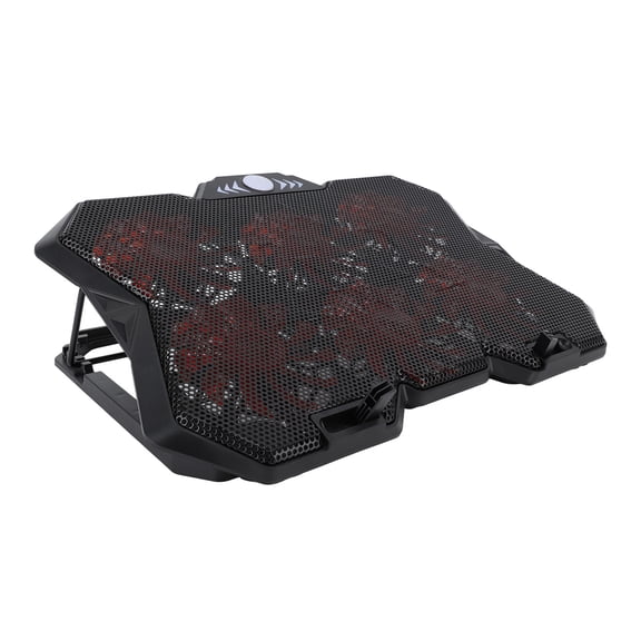 BIMZUC Laptop Cooling Pad 6 Height Adjustable RGB Silent 6 Fan Metal Mesh Gaming Notebook Cooler