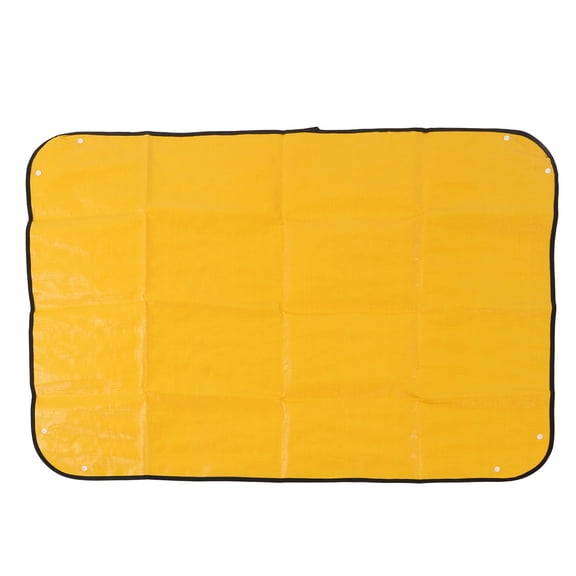 BIMZUC Large Repotting Mat Waterproof Foldable Indoor Plant Succulent Potting Mat for Transplanting and Mess Control 29.5 x 39.4 Inches Orange