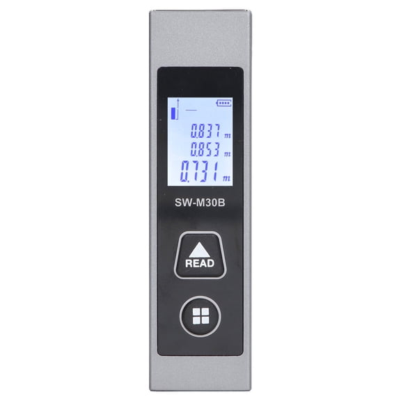 BIMZUC Laser Measure Distance Meter 98.43 ft / 30m Digital Display Tool for Construction Measurement SW-M30B
