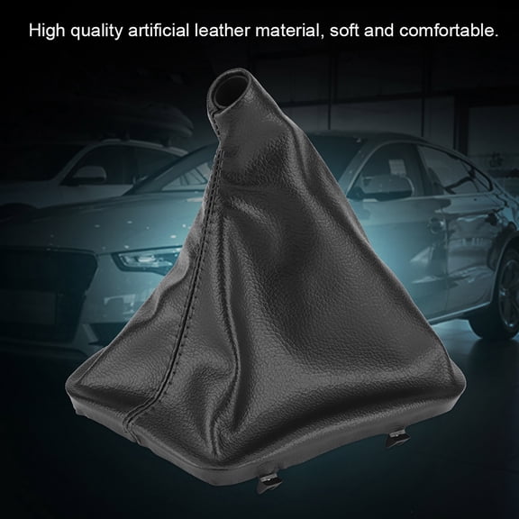 BIMZUC Left Hand Driver Car Gear Stick Shift Knob Gaiter Boot Cover for BMW E34 E36 Z3 X5 Premium Shifter Accessory