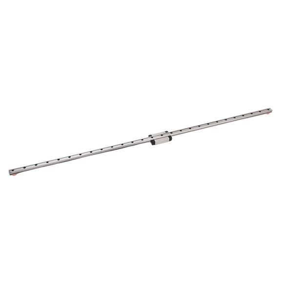 BIMZUC Linear Slider Rail 400mm / 15.7 inches Bearing Steel Micro Extension Block Carriage Automatic Centering Linear Guide Rail Part for 3D Printer