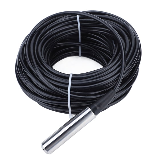 BIMZUC Liquid Level Sensor 4-20ma High Precise Stainless Steel Water Level Transmitter with 33m / 108.3ft Waterproof Cable for Reservoir, River, Deep Well and Industrial Use