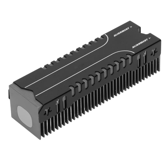 BIMZUC M.2 SSD Cooler Mg Aluminium Alloy Heatsink Cooling Fins Multi Channel Base NVMe Thermal Pad for Desktop PC Laptop