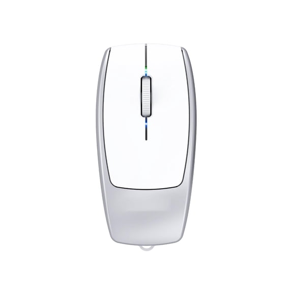 BIMZUC M109 BT Wireless Mouse Space Silver Versatile TF Card Reader 2TB Expandable Anti-Lost Rope (3.07 inches / 7.8 cm)