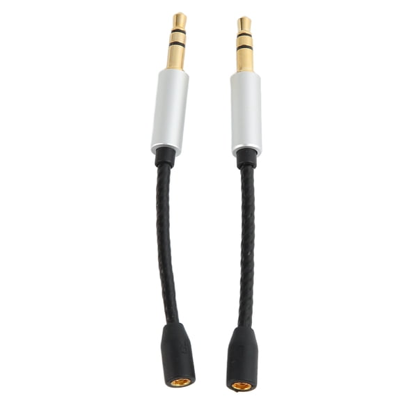 BIMZUC MMCX to 3.5mm Adapter Cable Gold Plated Interface OFC Core Lossless Sound MMCX Female to 3.5mm Male Cord For Universal Audio Devices Black Design 39 inches / 99 cm Length