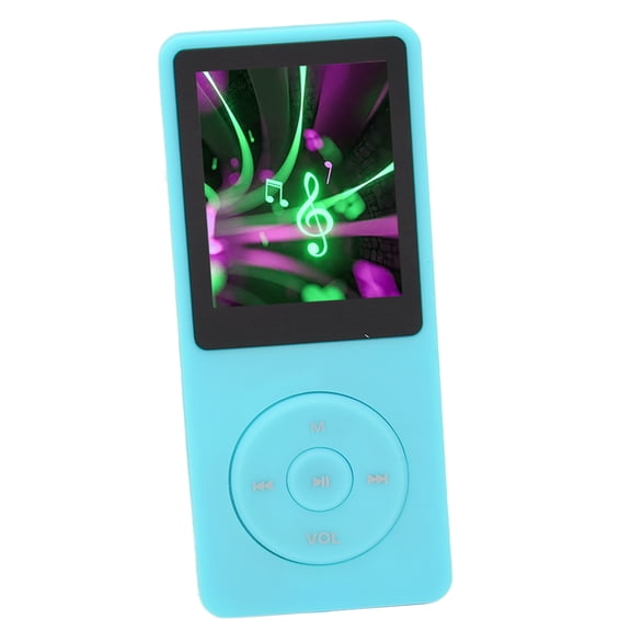BIMZUC MP3 MP4 Player 1.8in Screen 8GB Memory 64GB Expandable 30 Hours Playback Multi Function Sports Music Player Blue (1.8 inches / 4.57 cm)