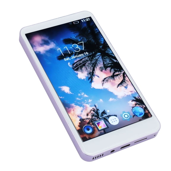BIMZUC MP4 Player with Bluetooth WiFi 5 Inch HD Touch Screen (12.7 cm) 1GB RAM 8GB ROM Noise Reduction 5MP Rear Camera Digital Music Player Purple