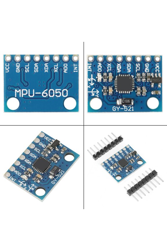 MPU-6050 6DOF Module 3-Axis Accelerometer and Gyroscope Sensor - 3.3V-5V / 8.38 cm x 15.24 cm