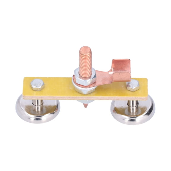 BIMZUC Magnetic Welding Support Large Suction Double Magnet Grounding Copper Clip Accessories Heavy Duty Tool for Mechanical Maintenance 5.91 inches / 15 cm[cite: 1]
