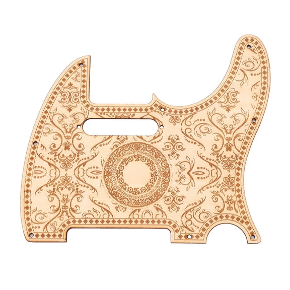 BIMZUC Maple Wood Plate Protector Pickguard Set for TL Guitar Replacement Parts[cite: 1], 8.7 inches / 22 cm, 1.76 oz / 50 g