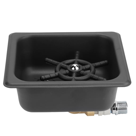 BIMZUC Matte Black 304 Stainless Steel Automatic Cup Rinser and Washer for Home Kitchen, Bar, and Coffee Shop