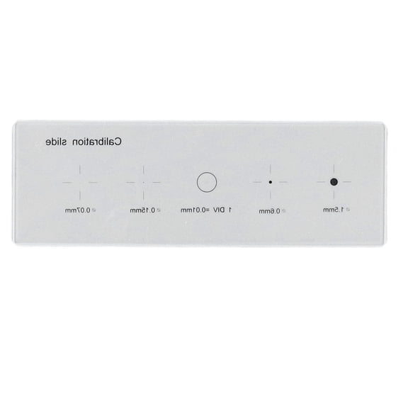 BIMZUC Microscope Calibration Ruler 0.01mm-1.5mm SiO2 Accurate Calibration Plate Slide Measurement Tool