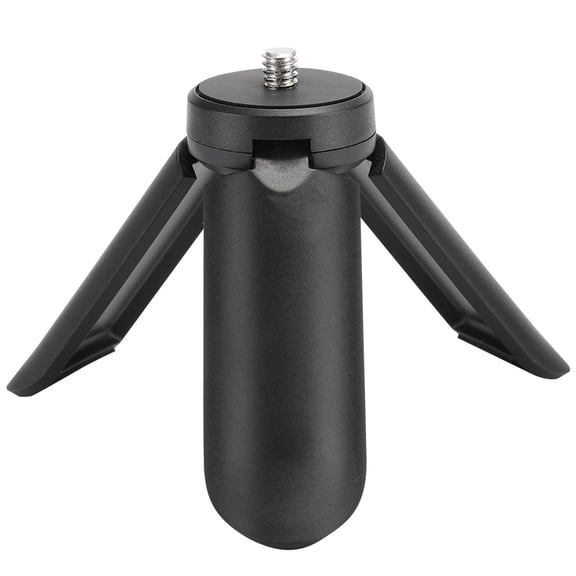 BIMZUC Mini Desktop Tripod with 1/4 Inch Screw, Portable Non-Slip Camera Holder Stand for Smartphones and Action Cameras, Black