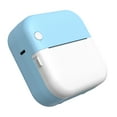 thumbnail image 1 of BIMZUC Mini Pocket Printer Thermal Label Maker 200dpi Inkless Sticker Photo Printer Portable Bluetooth Connection with 6 Thermal Paper Rolls 2.24 inches / 57mm Blue, 1 of 4